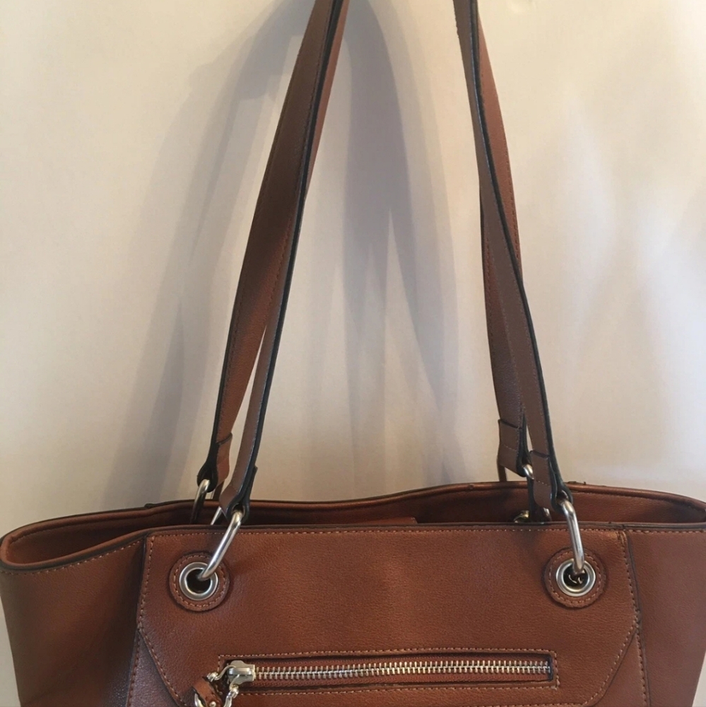 Chaps Brown TOTE - Picture 2 of 7